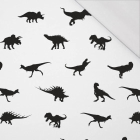 DINO BLACK / white -  single jersey with elastane 