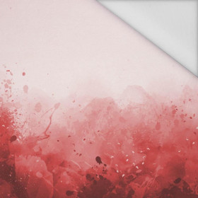 SPECKS (red) - panel Waterproof woven fabric