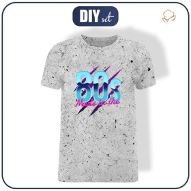 MEN’S T-SHIRT - MADE IN THE 80S / concrete - single jersey
