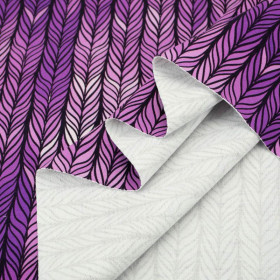 BRAID / purple - looped knit 