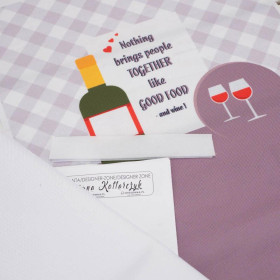 LUNCH BAG - WINE / choice of sizes