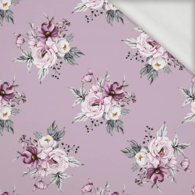 WATERCOLOR BOUQUET Pat. 5 - looped knit fabric