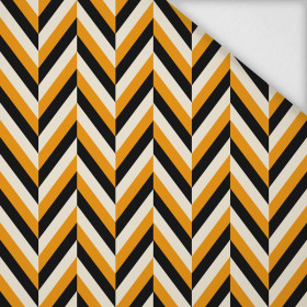 HALLOWEEN HERRINGBONE / pumpkin - softshell
