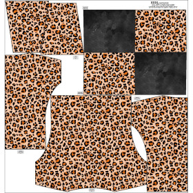 SNOOD SWEATSHIRT (FURIA) - LEOPARD - looped knit fabric 