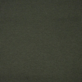 D-50 DARK OLIVE - Ribbed knit fabric