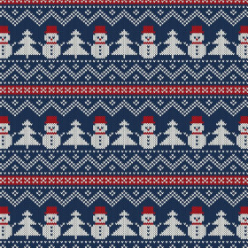 SNOWMEN WITH CHRISTMAS TREES