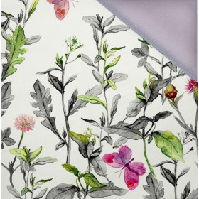MEADOW / butterflies - white - softshell