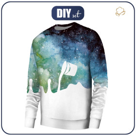 MEN’S SWEATSHIRT (OREGON) BASIC - GALACTIC JOURNEY pat. 3 - sewing set