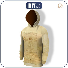 MEN’S HOODIE (COLORADO) - The Vitruvian Man (Leonardo da Vinci) - sewing set