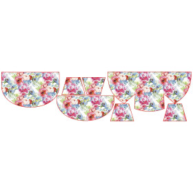 HIP BAG - WILD ROSE PAT. 3 (IN THE MEADOW) / Choice of sizes