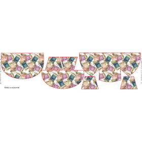 HIP BAG - FLOWER BOUQUET  pat. 4 (gold) / Choice of sizes