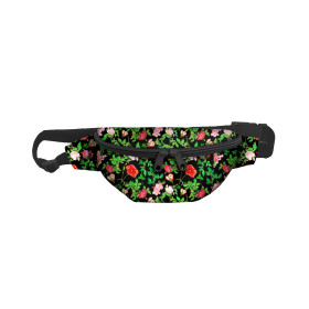HIP BAG - MINI ROSES AND LEAVES (PARADISE GARDEN) / Choice of sizes