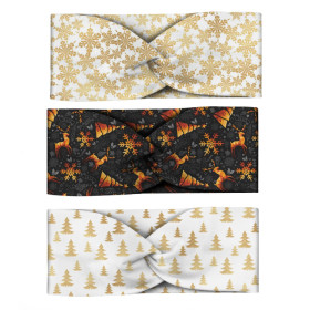 HEADBAND AND HAIR ELASTIC 3KPL - PATTERN 15 - sewing set