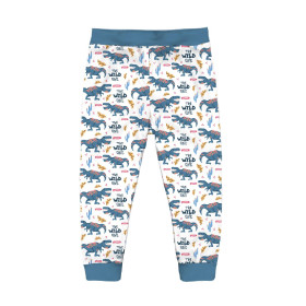 CHILDREN'S PAJAMAS " MIKI" - DINO / THE WILD ONE - sewing set