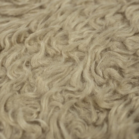 Sand - “Curly hair” - Sherpa fleece 