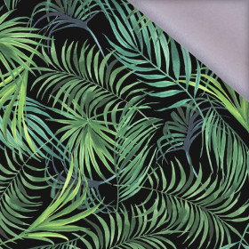 PALM LEAVES pat. 3 / green - softshell