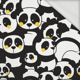 PANDAS / yellow - looped knit 