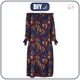 DRESS "CARMEN" - JAPANESE GARDEN pat. 1 - sewing set
