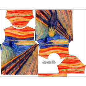 MEN’S T-SHIRT - THE SCREAM (Edvard Munch) - sewing set