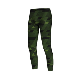 BOY'S THERMO LEGGINGS (HUGO) -  GEOMETRIC CAMOUFLAGE pat. 1 - sewing set