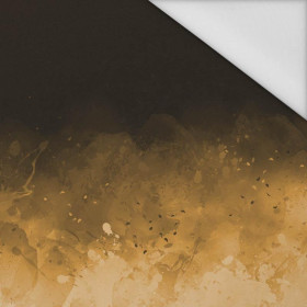 SPECKS (gold) / black - panel Waterproof woven fabric