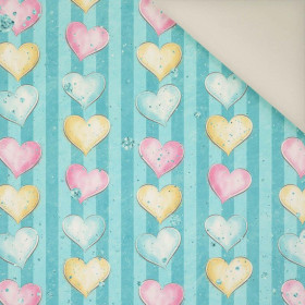 PASTEL HEARTS (WONDERLAND)- Upholstery velour 