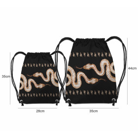 GYM BAG - SNAKE pat. 3 (MAGIC) - sewing set