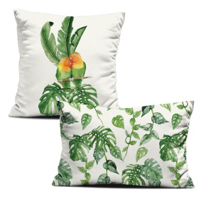 DECORATIVE PILOWS - LOVEBIRDS (JUNGLE)