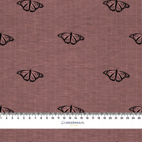 MOTHS / NIGHT CALL / rose quartz - Waterproof woven fabric