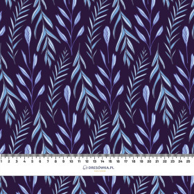 BLUE LEAVES pat. 4 - Waterproof woven fabric