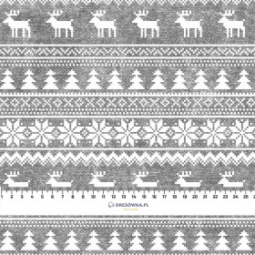 REINDEERS PAT. 2 / ACID WASH GREY - light brushed knitwear