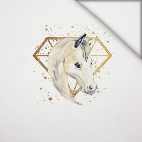 HORSE pat. 4 -  PANEL (60cm x 50cm) light brushed knitwear