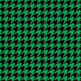 BLACK HOUNDSTOOTH / green