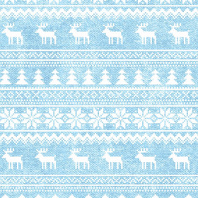 REINDEERS PAT. 2 / ACID WASH LIGHT BLUE - Panama 220g
