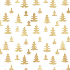 GOLDEN CHRISTMAS TREES (WHITE CHRISTMAS)