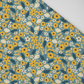 SMALL FLOWERS pat. 2 / blue - Panama 220g