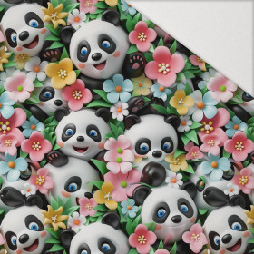 PANDY / FLOWERS PAT. 3 - Hydrophobic brushed knit