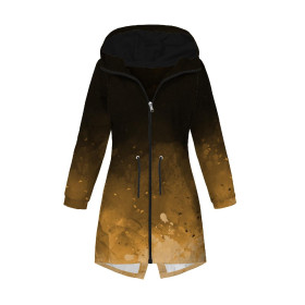 WOMEN'S PARKA (ANNA) - SPECKS (gold) / black - softshell