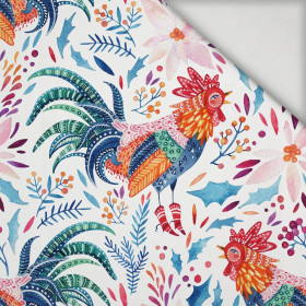 FOLK ROOSTERS / black - lycra 300g