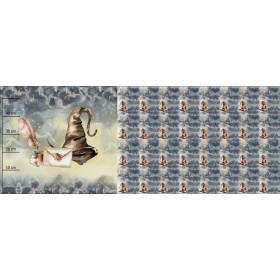 MAGICAL WORLD MIX pat. 1 (MAGIC) - panel (60cm x 155cm) looped knit 