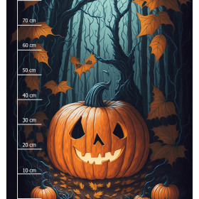 HALLOWEEN PUMPKIN - panel (75cm x 80cm) Cotton woven fabric