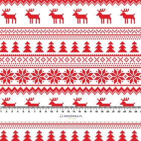 REINDEERS PAT. 2 / red - looped knit