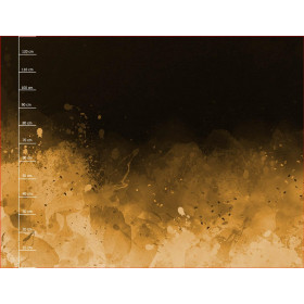 SPECKS (gold) / black - dress panel 