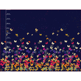 BUTTERFLIES / colorful - dress panel 
