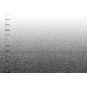 OMBRE / ACID WASH - black (white) - PANORAMIC PANEL (110cm x 165cm)