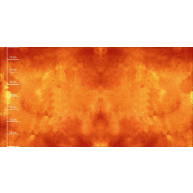 ORANGE SPECKS - panel (80cm x 155cm) Waterproof woven fabric