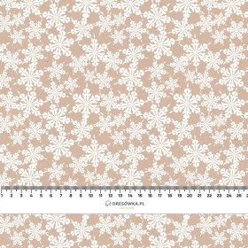PAPER SNOWFLAKES (WHITE CHRISTMAS) - Woven Fabric for tablecloths