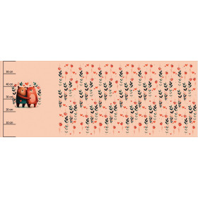 BEARS IN LOVE 3 - SINGLE JERSEY PANORAMIC PANEL (60cm x 155cm)