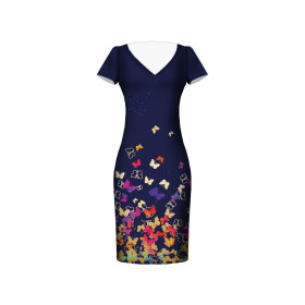 BUTTERFLIES / colorful - dress panel 