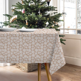 PAPER SNOWFLAKES (WHITE CHRISTMAS) - Woven Fabric for tablecloths
